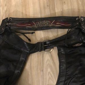 Harley Davidson leather chaps